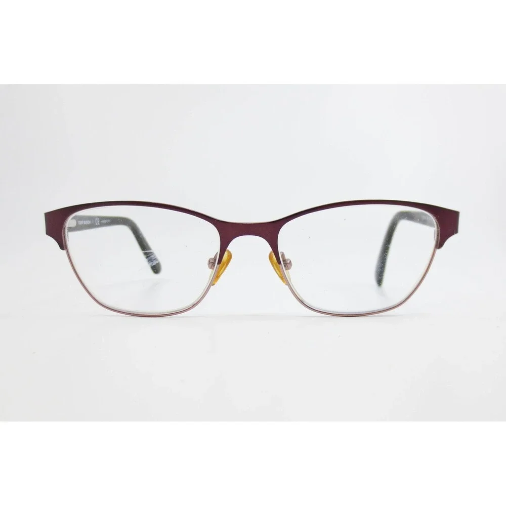 Tory Burch TY 1015 346 Burgundy Rose Gold Cat Eye Eyeglasses Frames 51-16-135